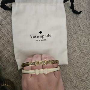 Kate Spade Bow Bangles set